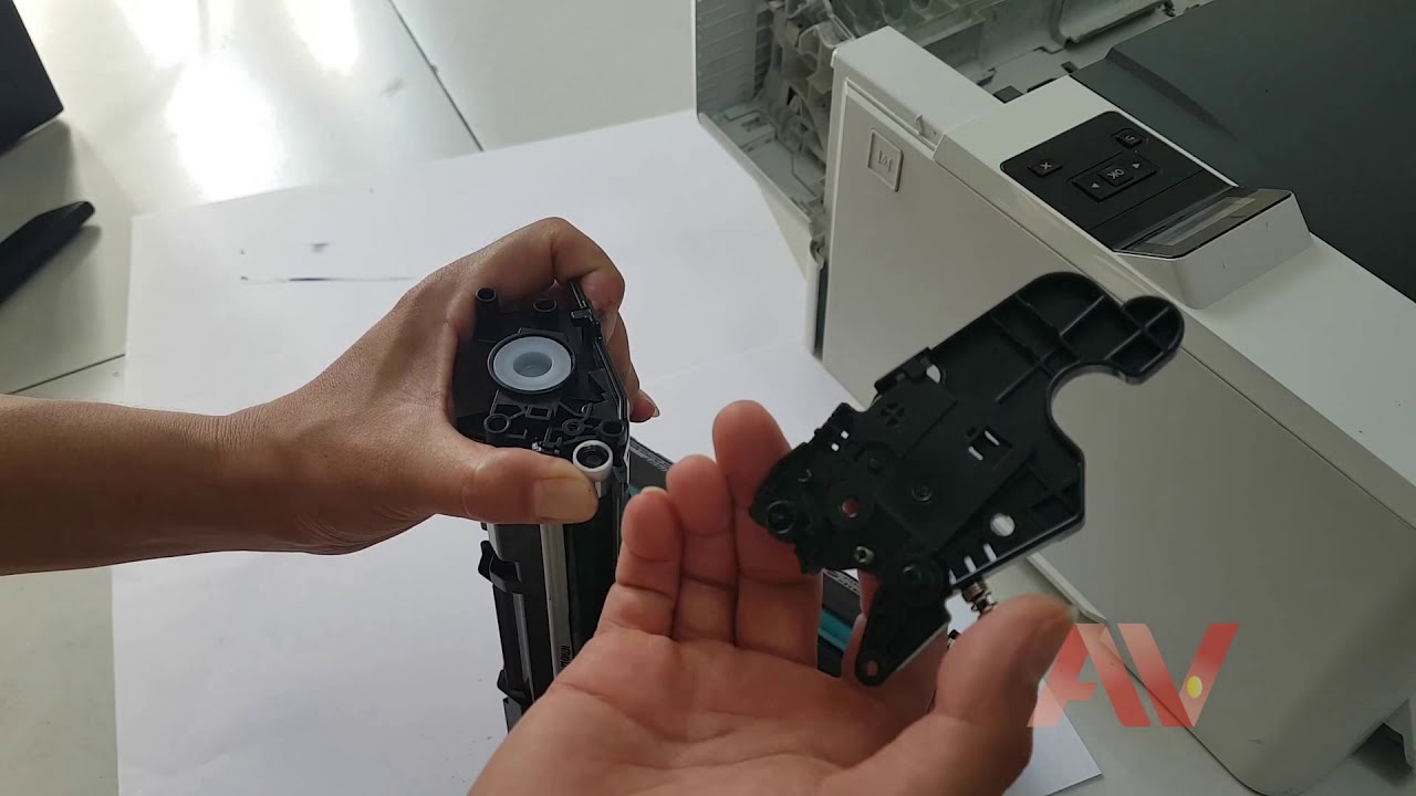 Instructions for ink replacement, Cleaning and refilling the CF226A