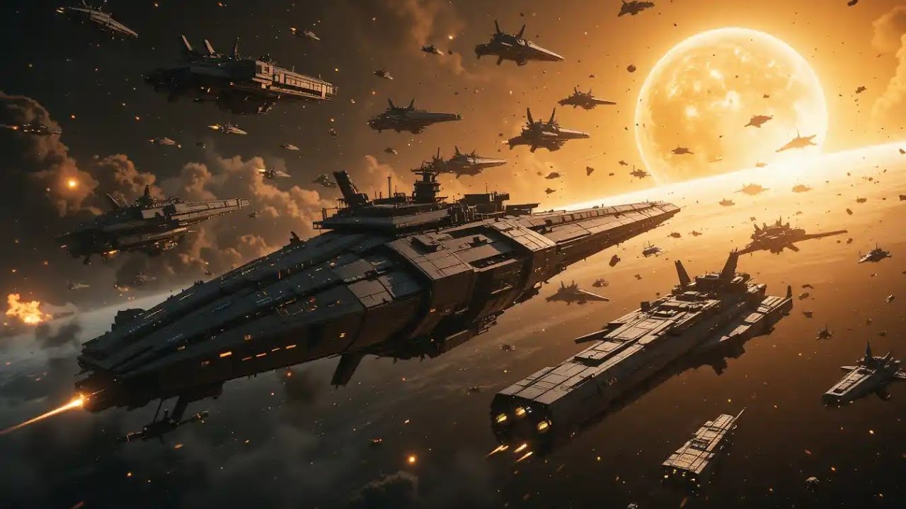 The Galactic Fleet Celebrated Victory—Then Earth's Dreadnoughts Appeared! | Human Heroics