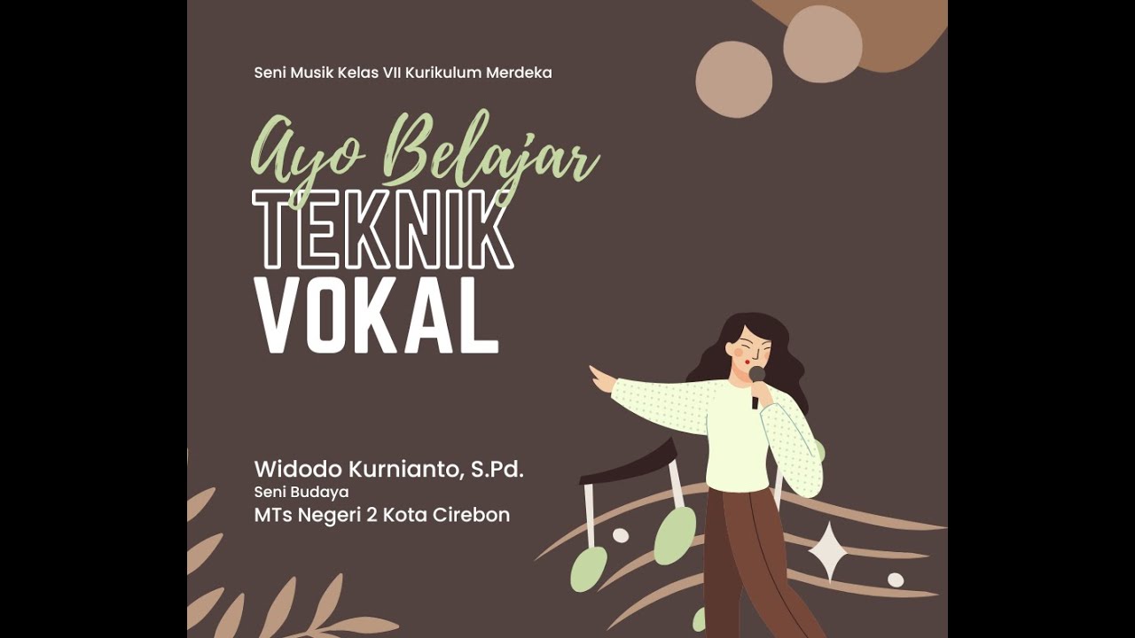 Ayo Belajar Teknik Vokal! (Seni Budaya dan Prakarya - Seni Musik - Kelas VII - Kurikulum Merdeka)