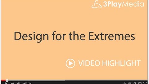 Design for the Extremes