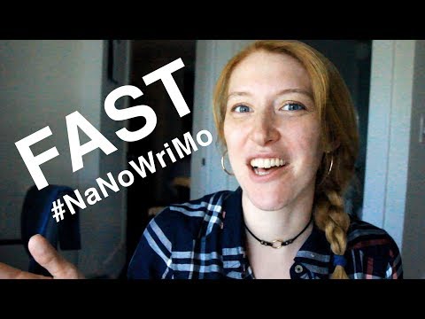 Write Your First Draft Fast (books or scripts!) #NaNoWriMo