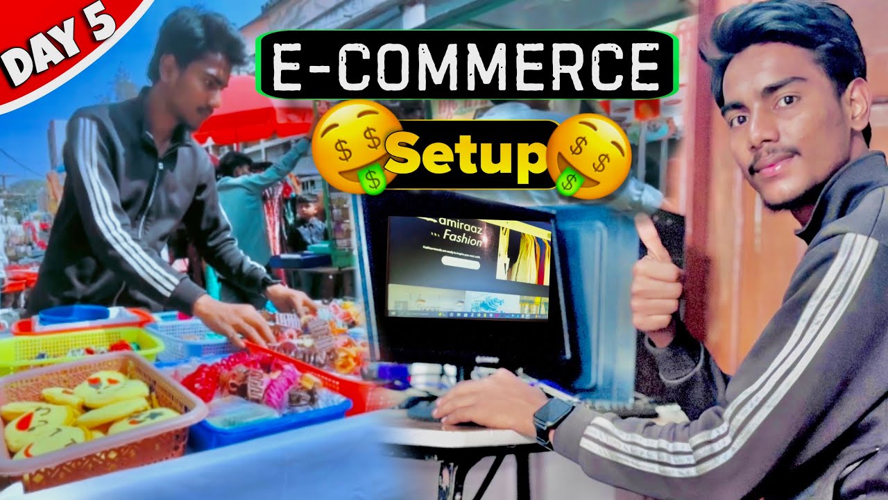 Day 5/30 – PC Setup for E-Commerce 💻 | ₹1200 Sale & My Website Launch! 🔥