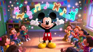 Study Time with Mickey 📚🐭🎶 Fun Learning Song for Kids | Educational Nursery Rhyme