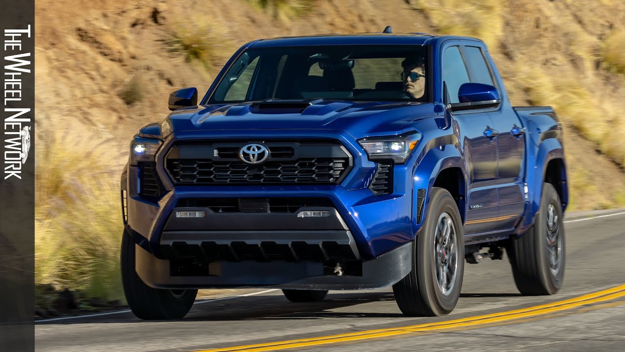 2024 Toyota TRD Sport Blue Crush Driving, Interior, Exterior