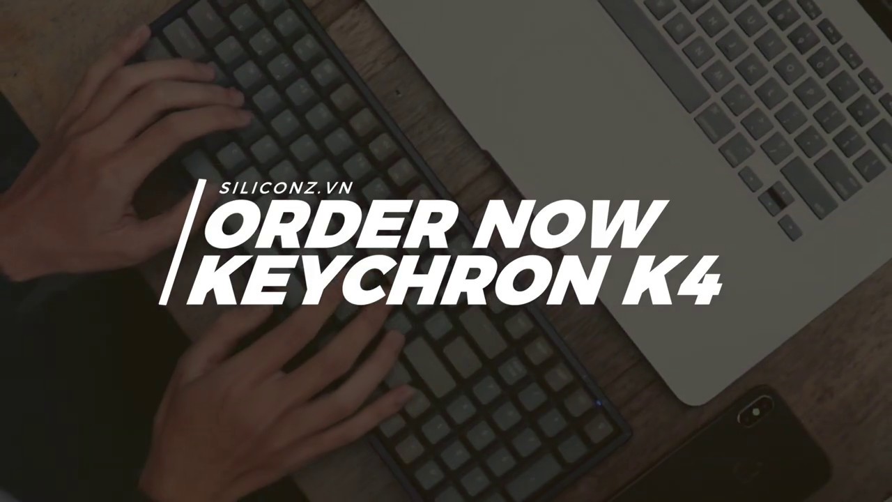Keychron K4 – Bàn phím cơ không dây tốt nhất cho Macbook