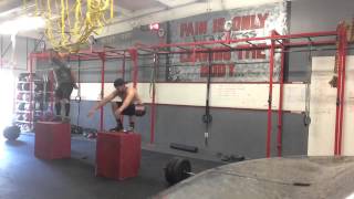 21-15-9: 275 lb. Deadlifts, 30 Box Jumps: 4:27 Rx