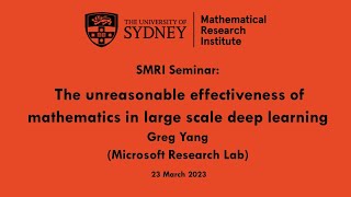 Greg Yang: The unreasonable effectiveness of mathematics in large scale deep learning Profile