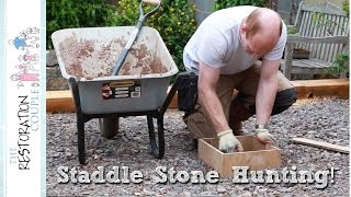 Preparing The Oak Timber Frame Footings Staddlestones