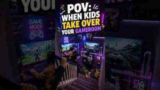 POV: When kids take over your gameroom #gaming #shorts #gamerdad #gamingsetup #viral