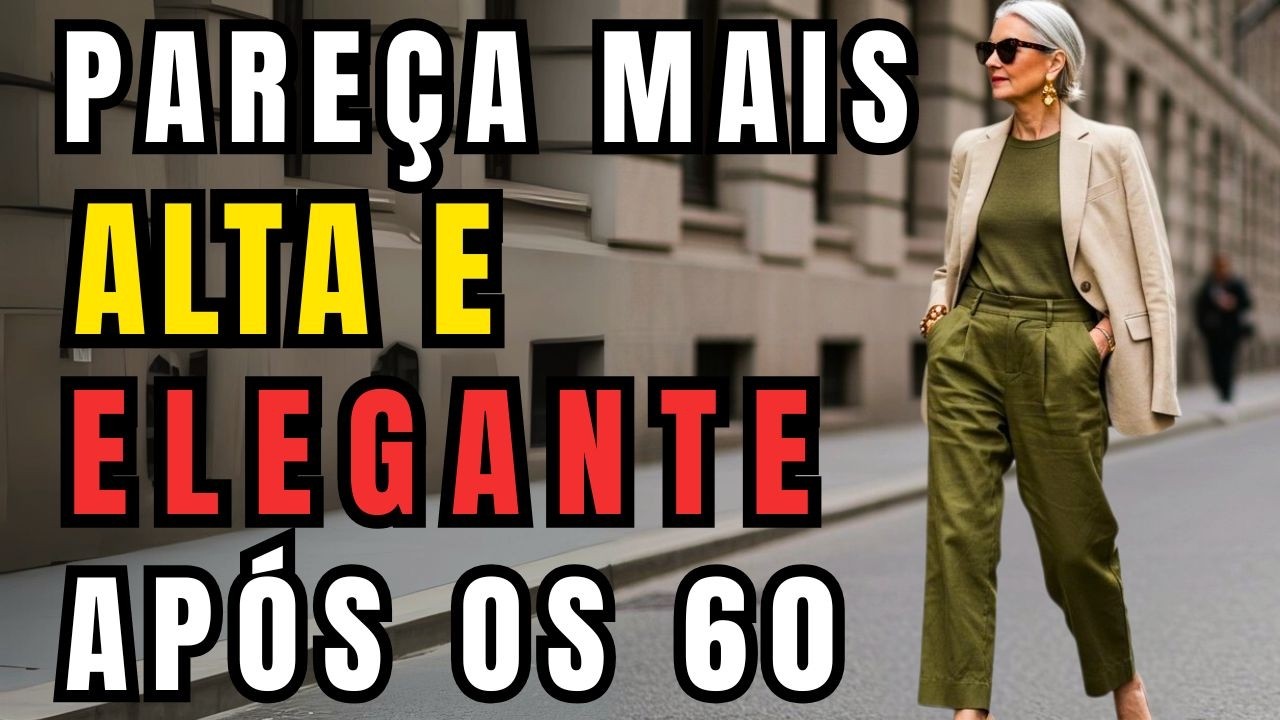 Roupas Que Alongam, Rejuvenescem e Afinam Depois dos 60!