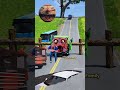 Massive Truck &amp; Car | Beamng Crash - A Visual Feast #shorts #beamng #vfx #beamngdrive