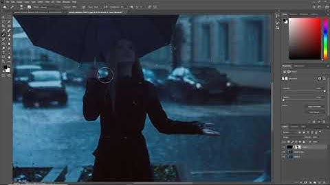 🌧Rain Effect |Photoshop cc manipulation |Photoshop Tutorials | Rainy Season |KEP☔