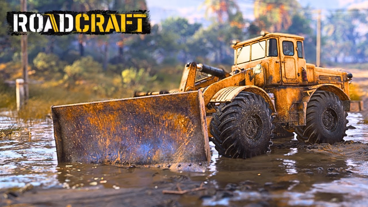 RoadCraft – Building Flood Wall (4K)