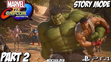 Marvel vs Capcom Infinite Story Mode Gameplay Walkthrough Part 2 - Time Stone - PS4 Lets Play