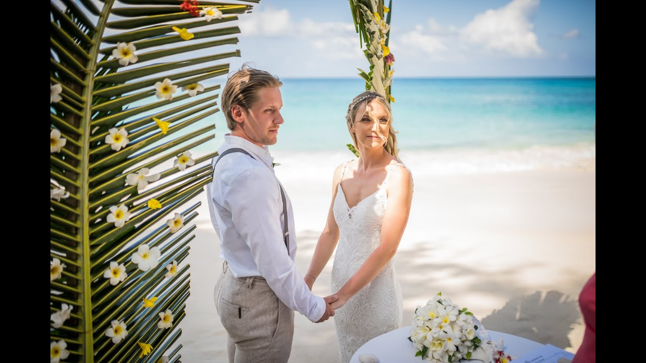 Seychelles Cinematic Wedding Video | Carana Beach Hotel Wedding Highlight - Christian & Karolin