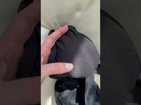 Черный женский раздельный купальник - бикини на одно плечо с кольцами S M L, видео 1