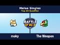 moky (Fox) vs The Weapon (Falco) - Top 24 Qualifier - Melee Singles | Battle of BC 8