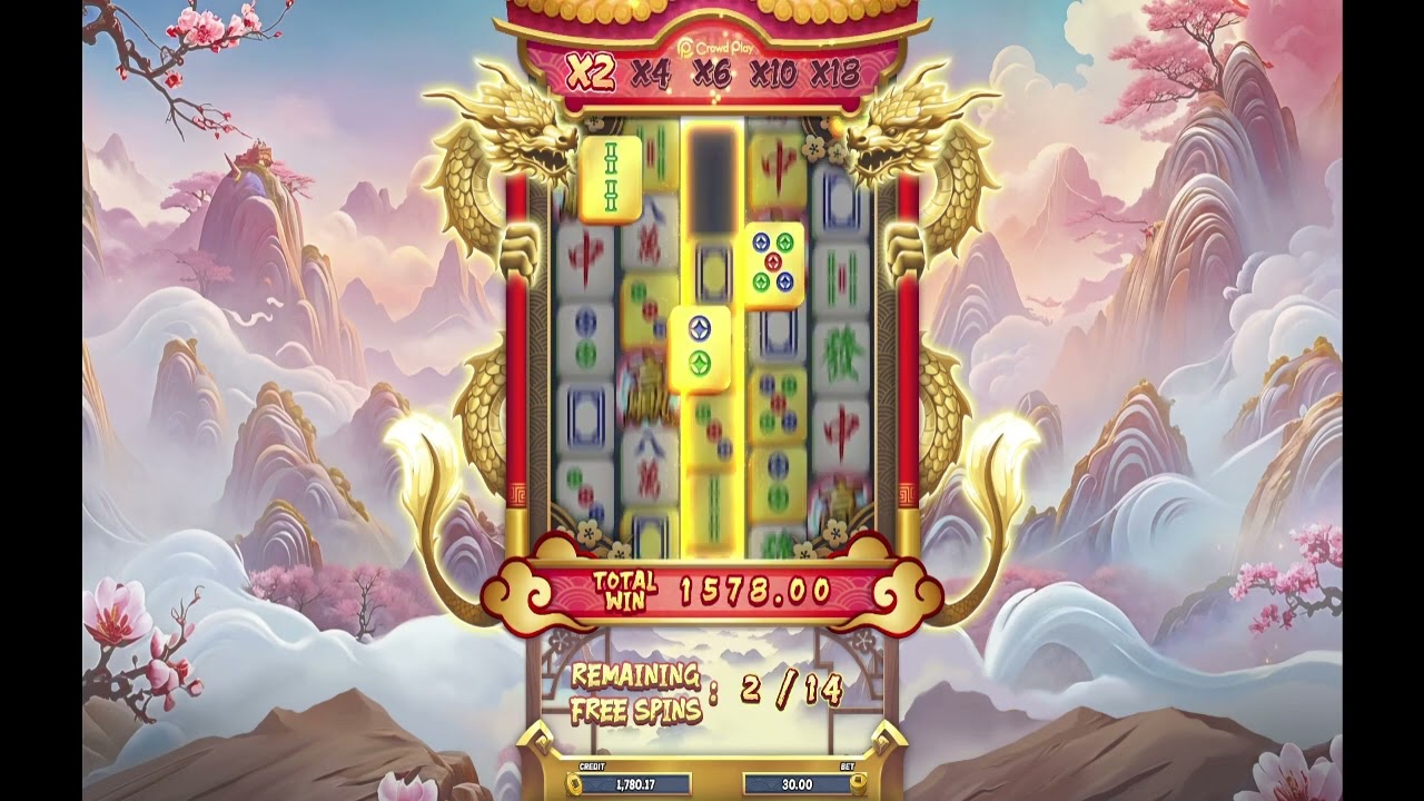 MEGA BIG WIN in Free Game! | Mahjong Frenzy | CrowdPlay | Slot