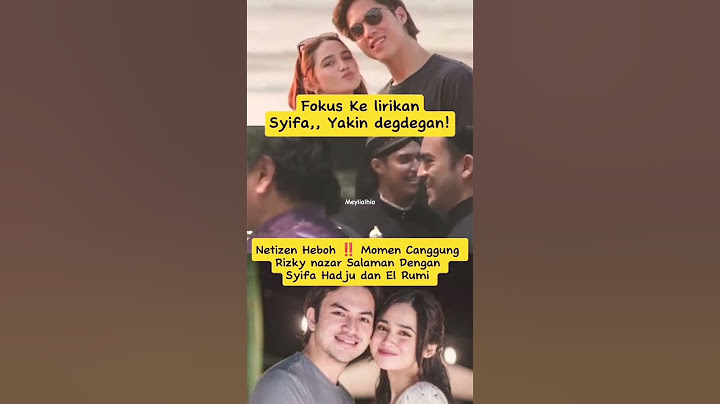Momen Canggung Syifa Hadju & Mantan Tertangkap Kamera, El Rumi jadi sorotan?! #syifahadju #elrumi