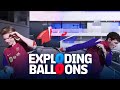  boom exploding balloons challenge with de jong  christensen  fc barcelona 
