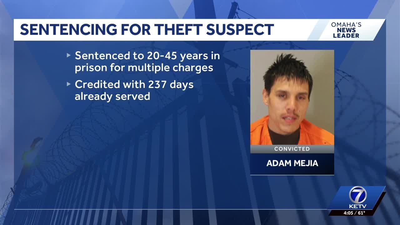 Omaha man convicted in multiple car thefts sentenced to prison - YouTube