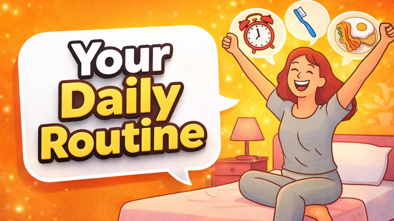 Learn How to Talk About Your Daily Routine in English | Easy A1 English