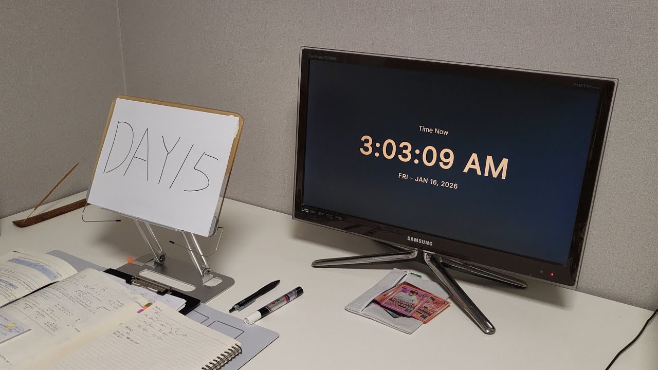 [3AM Experiment] Day 15 | Studying from 