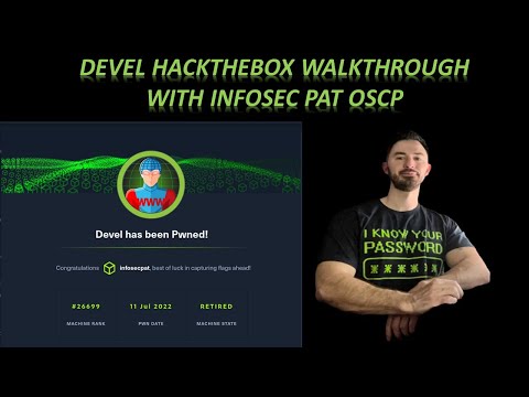 HackTheBox CTF Boot-2-Root - Devel Walkthrough OSCP with InfoSec Pat 2022