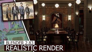 SUPERNATURAL Render | Realistic visualization in BLENDER 2.83
