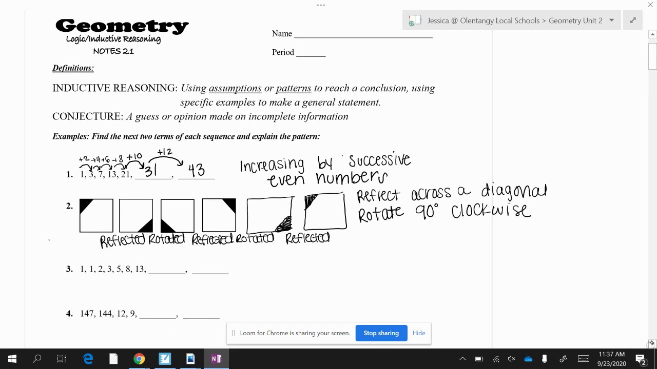 2 1 logic and inductive reasoning youtube