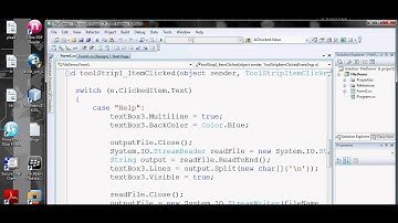 C sharp series - Example: 1.0. File Demo, read and write files