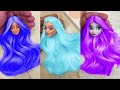 Barbie Doll Makeover Transformation ~ DIY Miniature Ideas for Barbie ~ Wig, Dress, Faceup, and More!