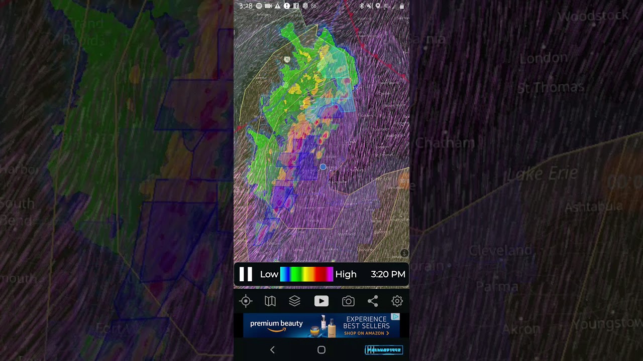5102020 Severe Weather Livonia, MI YouTube