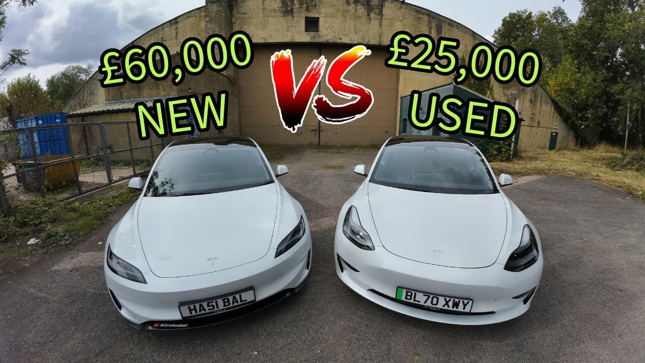 New Tesla Model 3 Performance vs OLD, head to head comparison - YouTube