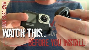 GoPro Max Lens Mod is Hard to Install | GoPro Hero 9 Black