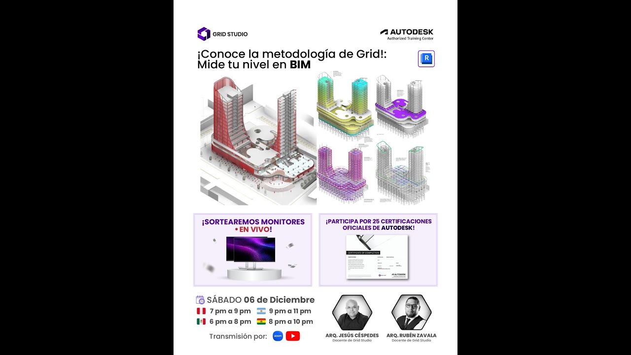 Taller de Introduccion a la Metodologia y Herramientas BIM + Sorteoo !!!