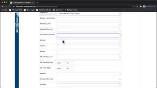 Patron Catalog: Advanced Searching