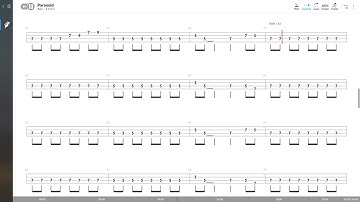 Black Sabbath - Paranoid (BASS TAB PLAY ALONG)