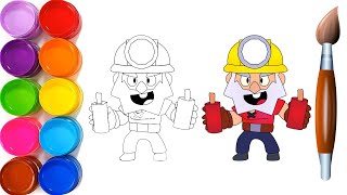 How to Draw Dynamike 🧨 Brawl Stars