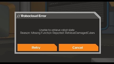 ROBOCRAFT | UNABLE RETRIEVE ROBOT STATE BUG 9/Oct/2014