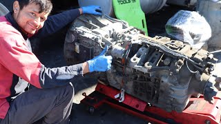 transmission automatica DT12 detroit cambio de pin de cambios split pin freightliner cascadia Net Worth