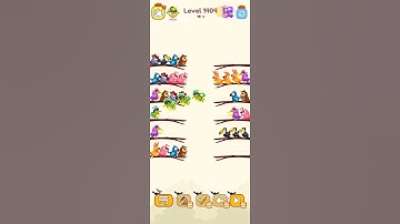 Bird sort calar game leval 1404 #games #leveldesign #playgaming #colorgame #gameplay #colorconcept