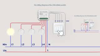 Módulo Tuya Wifi Smart Switch suporta controle bidirecional, controle