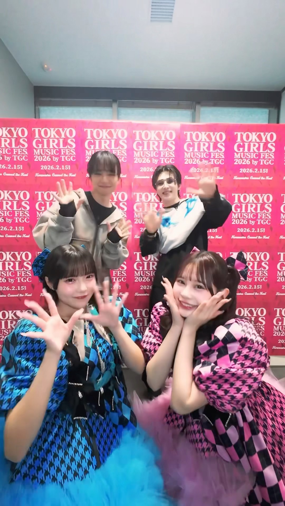 倍倍FIGHT! with @c‪@candy_tune‬#村川緋杏 さん #福山梨乃 さん