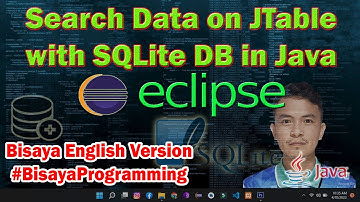How to Search Data on JTable with SQLite DB in Java Eclipse IDE - Bisaya Programming