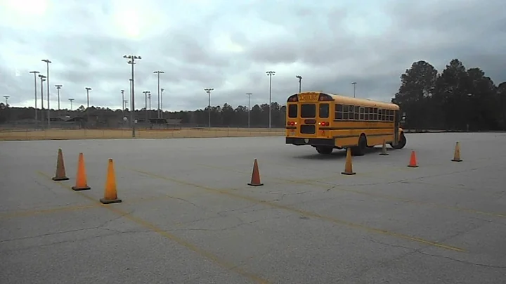 60. Skills – Parallel Parking / Service Door Side – Class B CDL School Bus