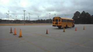 60. Skills – Parallel Parking / Service Door Side – Class B CDL School Bus