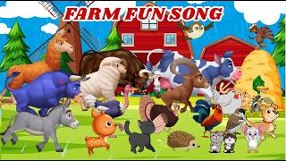 Farm Fun Song|English songs for children|Study With Your Baby