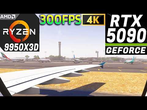 Flight Sim 2024 ~ A380 Landing in Cairo, Egypt ~ RTX 5090+9950X3D | 4K-ULTRA Graphics ~ 300FPS