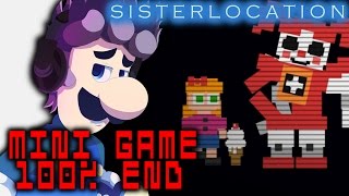 FNAF SISTER LOCATION - SECOND STAR! INSANE ICE CREAM MINIGAME ENDING [KEYCARD FOR PRIVATE ROOM] 100%